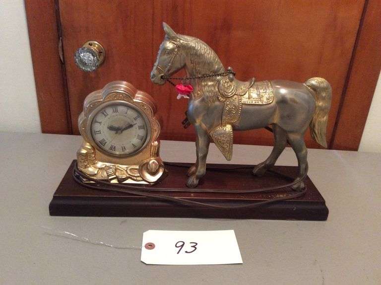 Horse Clock Duck Soup Auctions