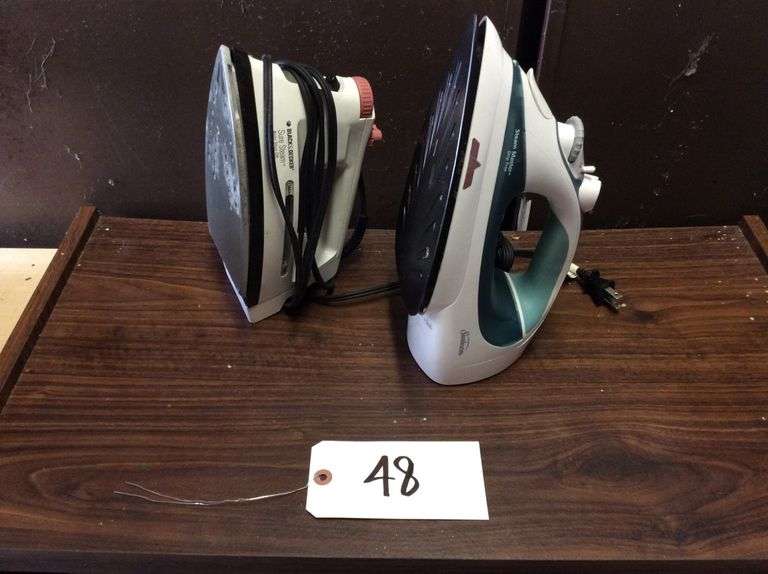 Sunbeam and Black & Decker Irons Duck Soup Auctions