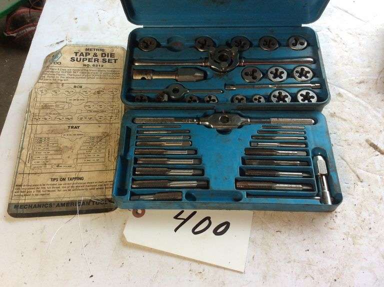 Matco Tap and Die Super Set Duck Soup Auctions