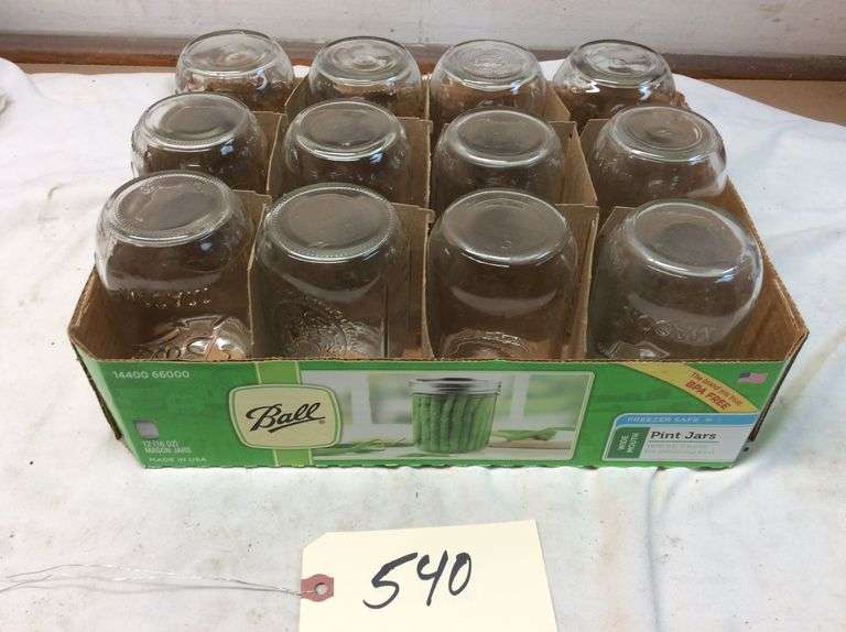 1 Dozen Pint Canning Jars Duck Soup Auctions