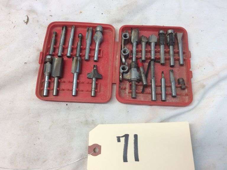 Craftsman Router Bit Set - Duck Soup Auctions