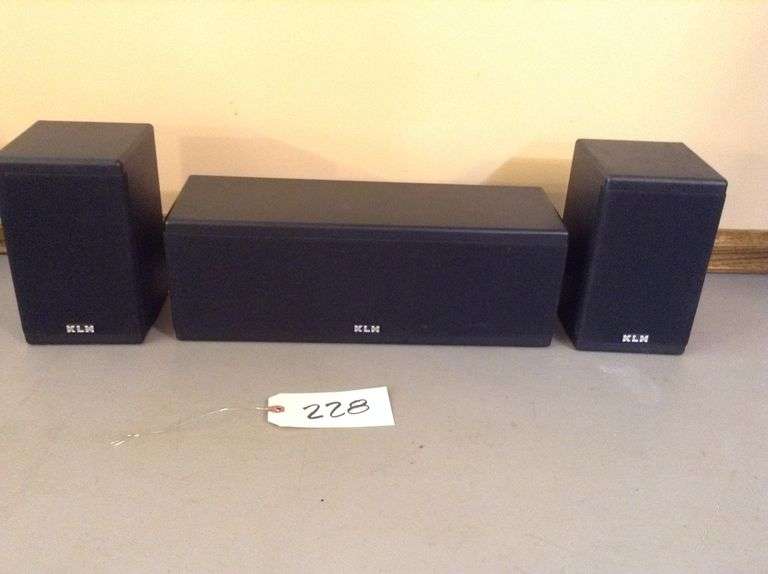 KLH Surround Sound Speakers Duck Soup Auctions