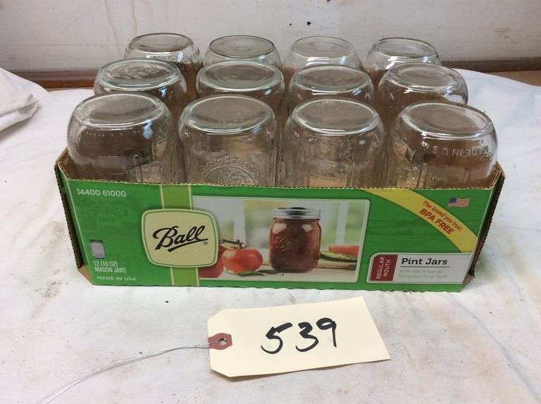 1 Dozen Pint Canning Jars Duck Soup Auctions