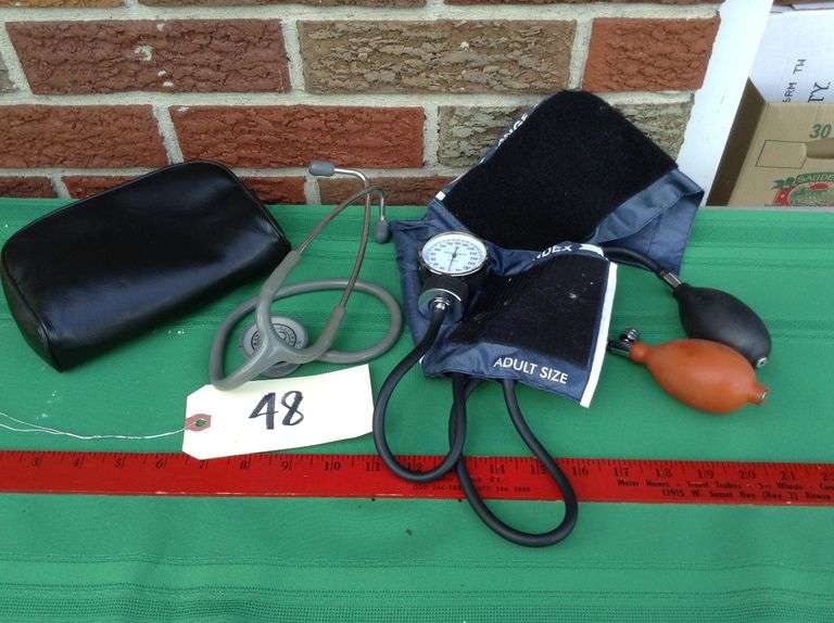 Stethoscope, Blood Pressure Cuffs Duck Soup Auctions