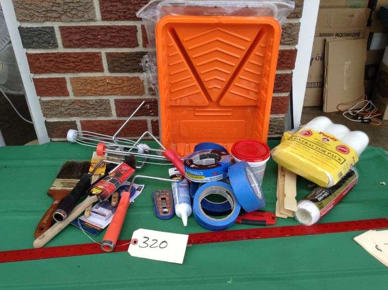 Painting Supplies Lot Duck Soup Auctions