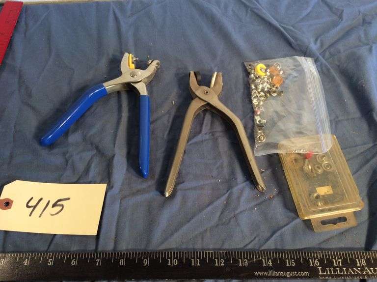 Grommets and Grommet Crimping Tools Duck Soup Auctions