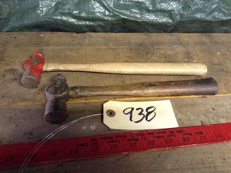 2 Ball Peen Hammers Duck Soup Auctions