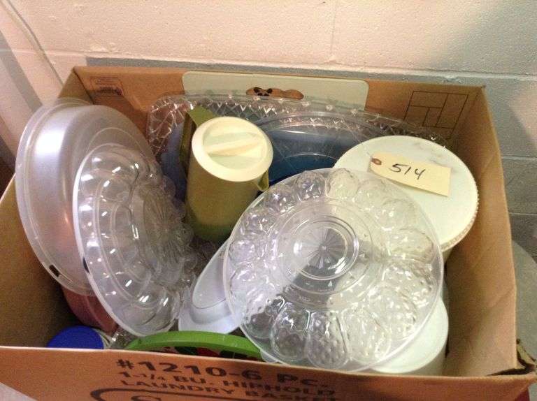 Lg. Box Plastic Serveware Duck Soup Auctions