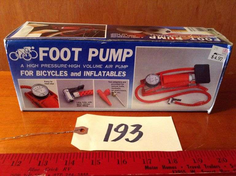 Foot Pump Duck Soup Auctions