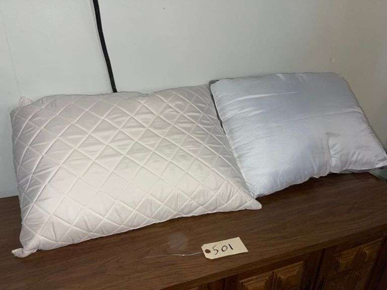 Standard size pillows • Basement Duck Soup Auctions