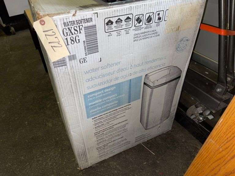 General Electric Water softener • New in Box • Warehouse Duck Soup