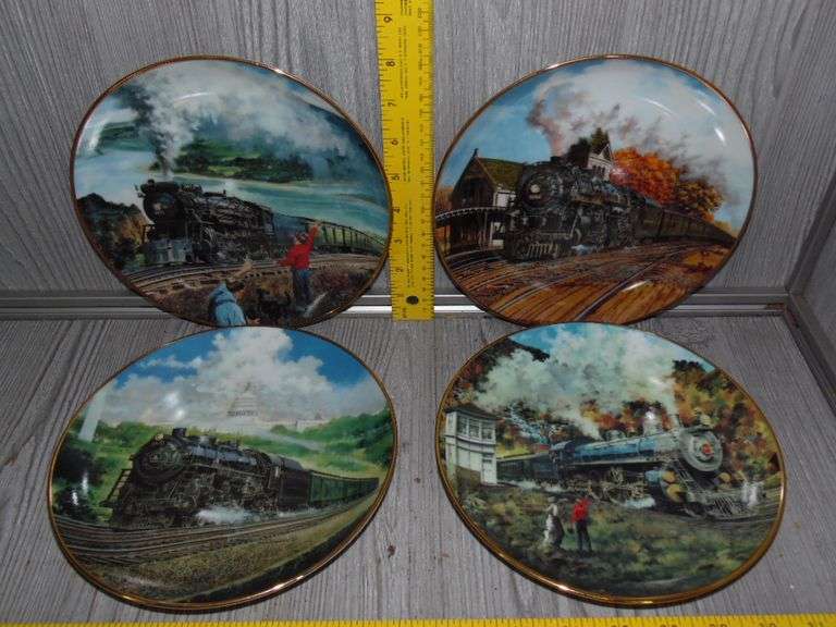 Train Collector Plates Plates Dunker Auction
