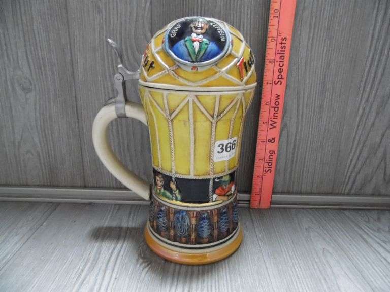 Beer Steins Limited Edition Numbered Dunker Auction