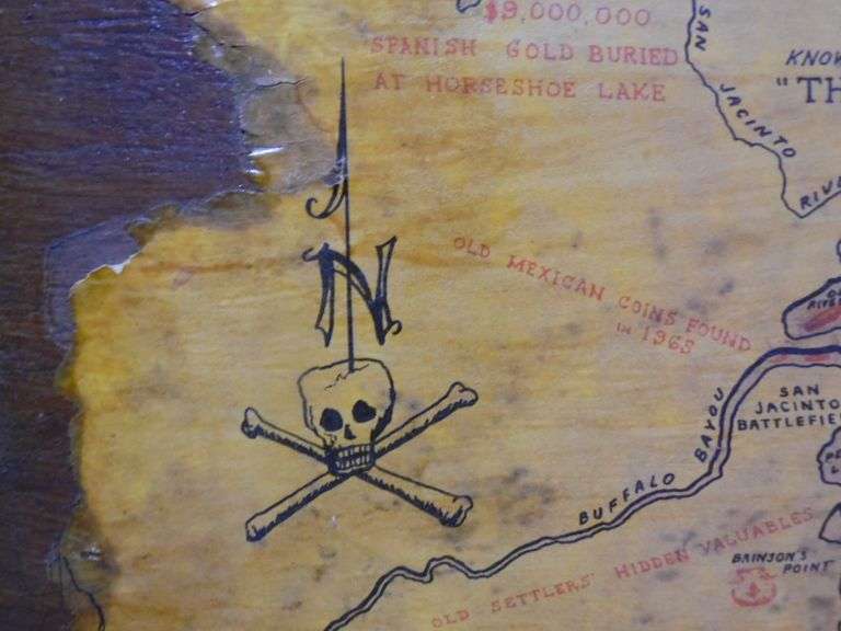 Treasure Map Picture Dunker Auction