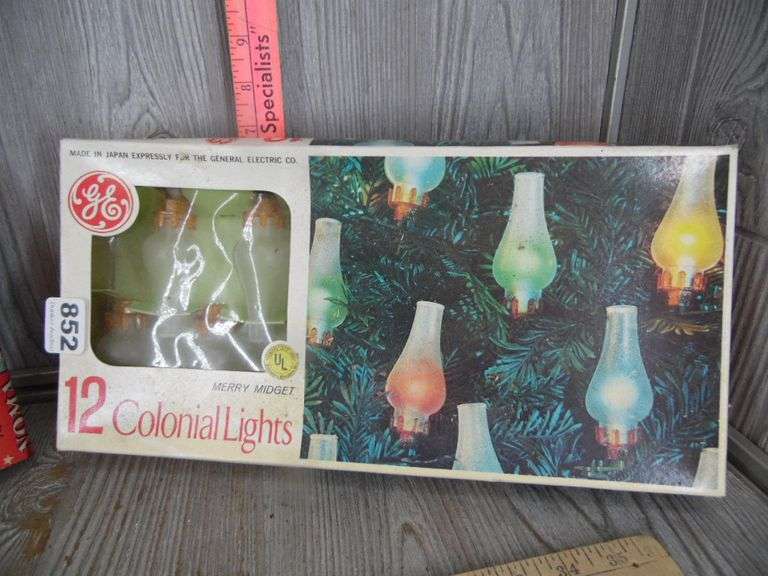 Vintage Christmas Lights Dunker Auction