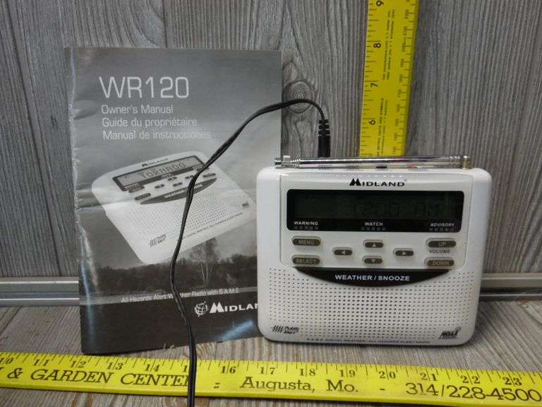 Midland WR120 Emergency Radio Dunker Auction