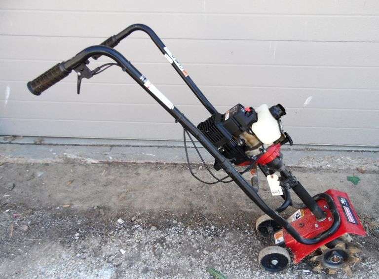 Craftsman 32cc Gas Powered MiniTiller/Cultivator Works Dunker Auction