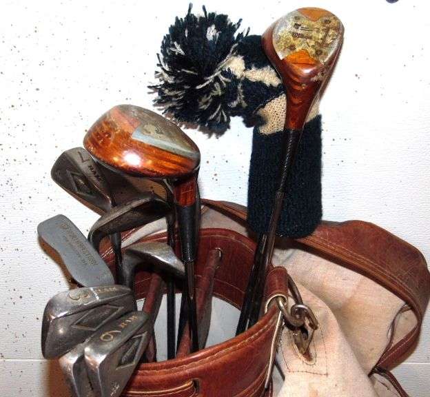 Vintage Golf Clubs Dunker Auction