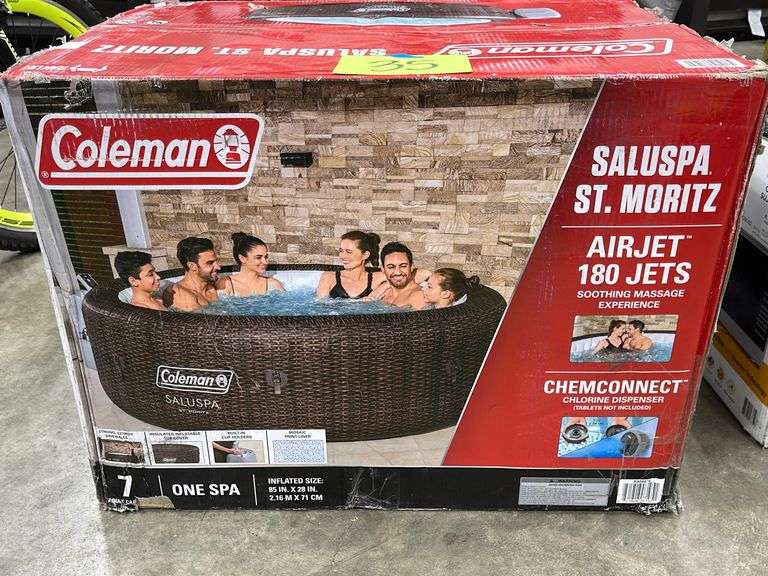 COLEMAN SALUSPA ST MORITZ SPA IN BOX Earl's Auction Company