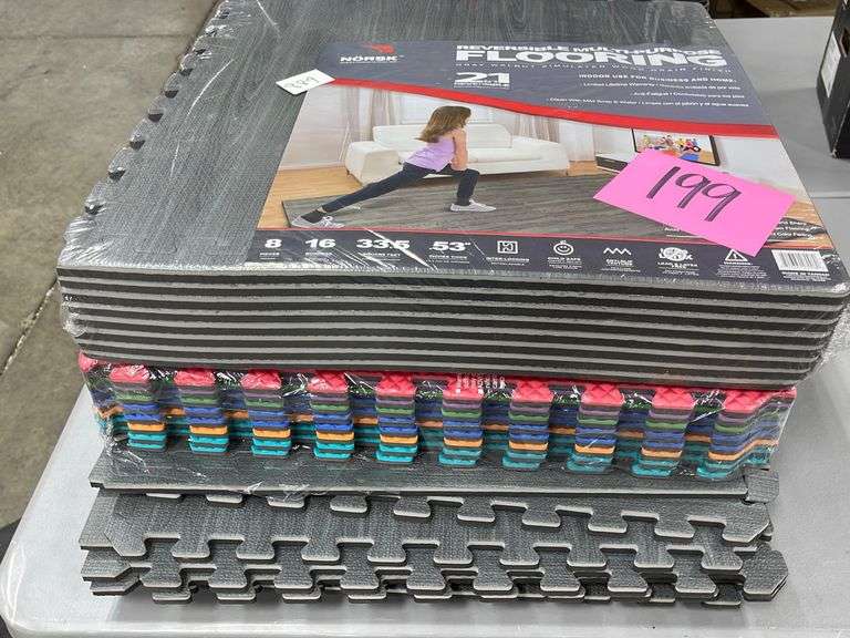 LOT OF MULTIPURPSE FOAM FLOORING TILES Earl's Auction Company