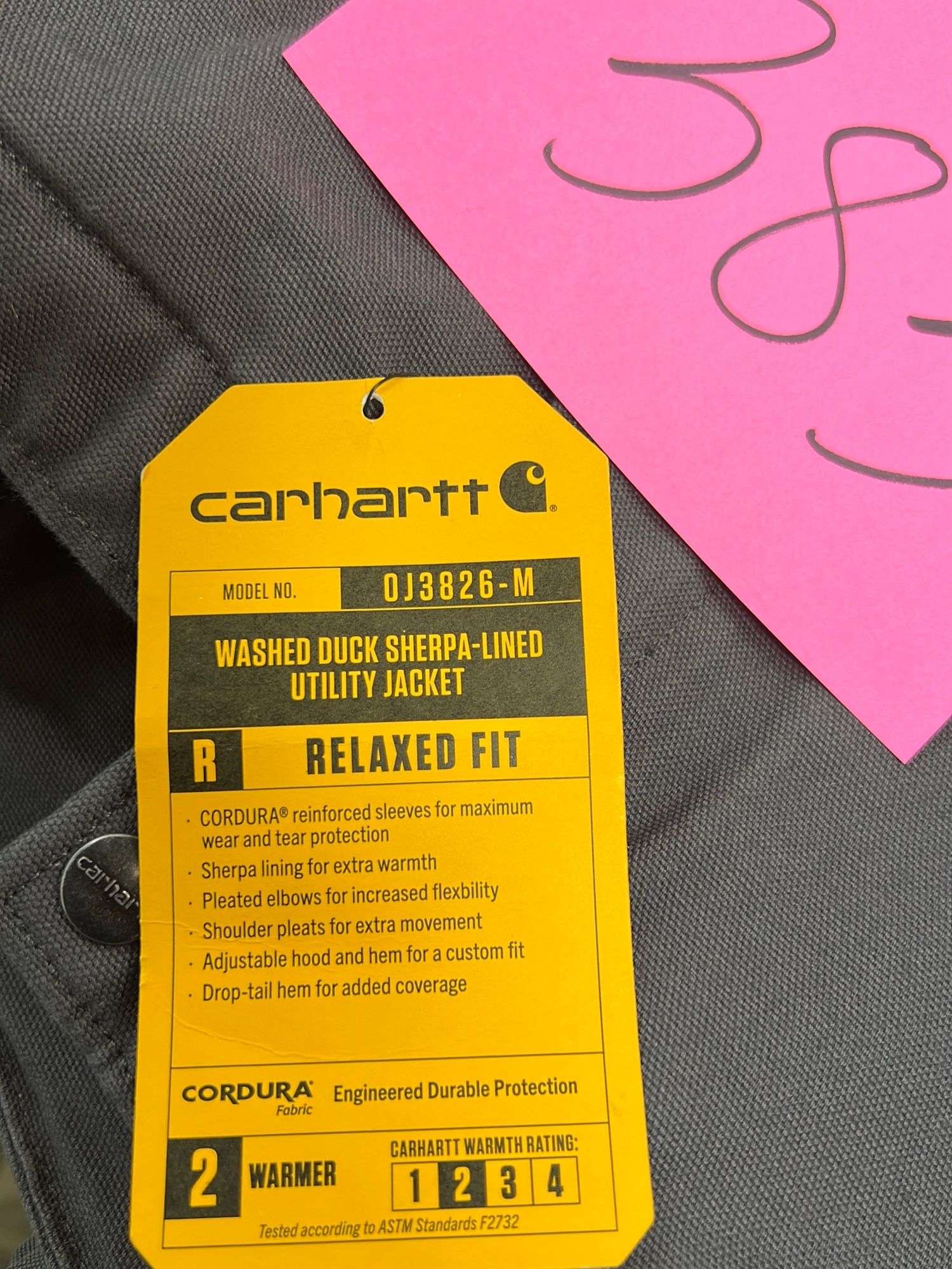 carhartt model 0j3826 m