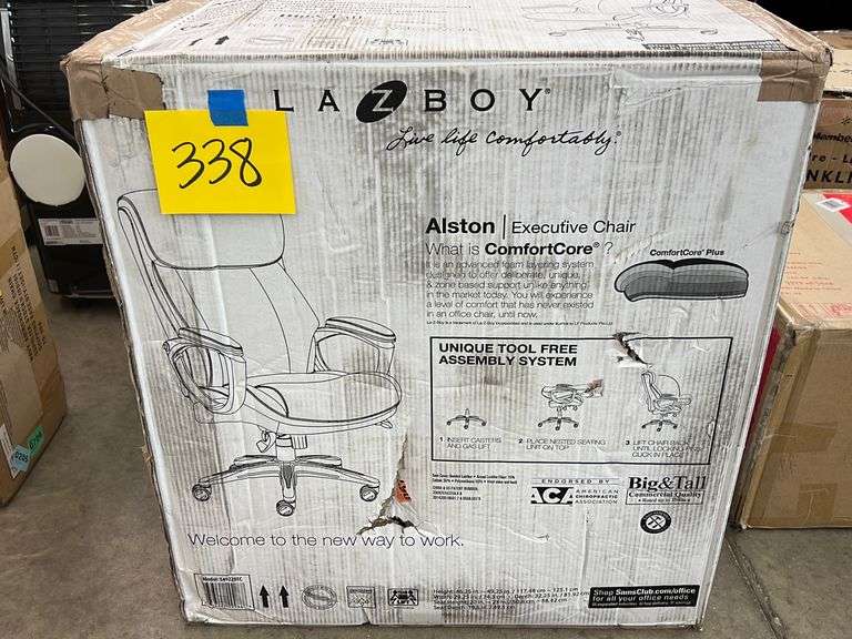 LAZBOY OFFICE CHAIR IN BOX Earl's Auction Company