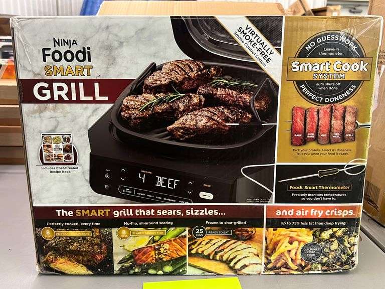 NINJA FOODI SMART GRILL IN BOX Earl's Auction Company