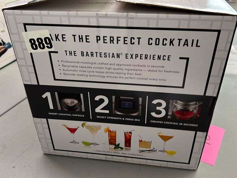BARTESIAN COCKTAIL CREATOR IN BOX Earl's Auction Company