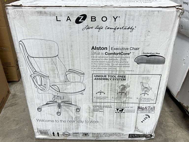 LAZBOY OFFICE CHAIR IN BOX Earl's Auction Company