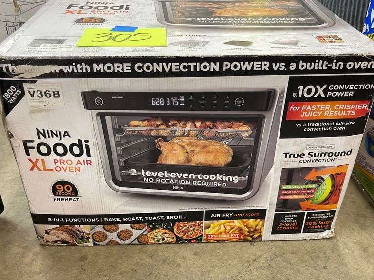 NINJA FOODI XL PRO AIR OVEN IN BOX Earl