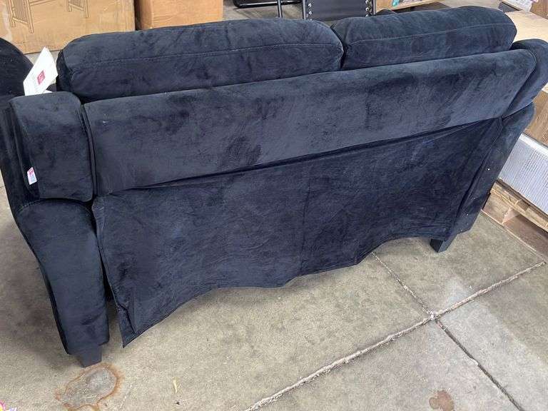 LIFESTYLE SOLUTIONS BLACK LOVESEAT Earl's Auction Company