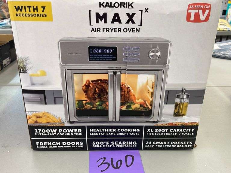 KALORIK MAX AIR FRYER OVEN IN BOX Earl's Auction Company