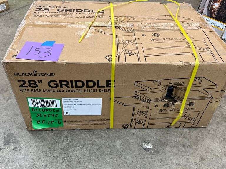 28" BLACKSTONE GRIDDLE GRILL IN BOX Earl's Auction Company