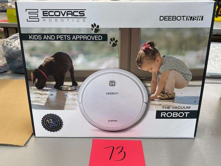 NEW DEEBOT N79W ROBOT VACUUM IN BOX (FACTORY SEALED) Earl's Auction Company
