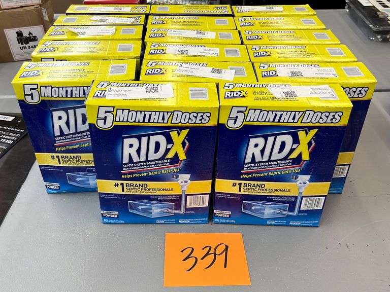 17 BOXES OF RIDX Earl's Auction Company