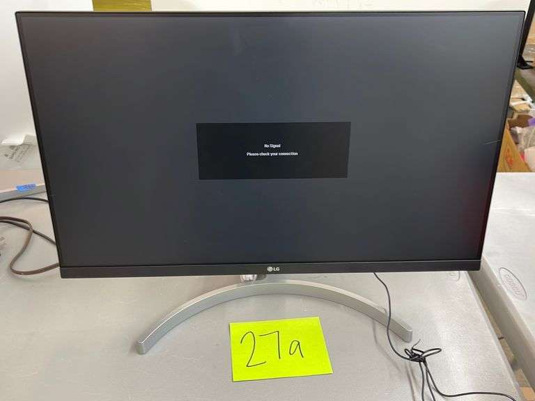 LG 27" MONITOR NO CORD (MODEL 27MN60T) Earl's Auction Company
