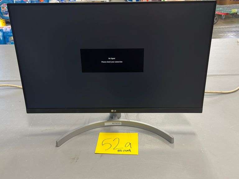 LG 27" MONITOR MODEL 27MN60T (NO POWER CORD) Earl's Auction Company