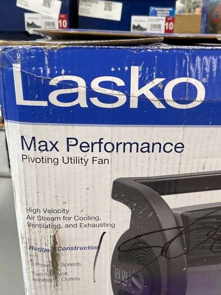 LASKO PIVOTING UTILITY FAN IN BOX - Earl's Auction Company