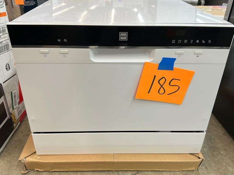 RCA WHITE COUNTERTOP COMPACT DISHWASHER Earl's Auction Company