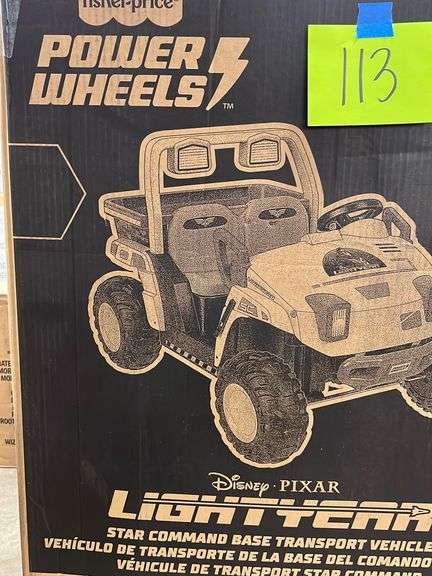 POWER WHEELS DISNEY PIXAR LIGHTYEAR 12V KIDS RIDE ON IN BOX - Earl's ...