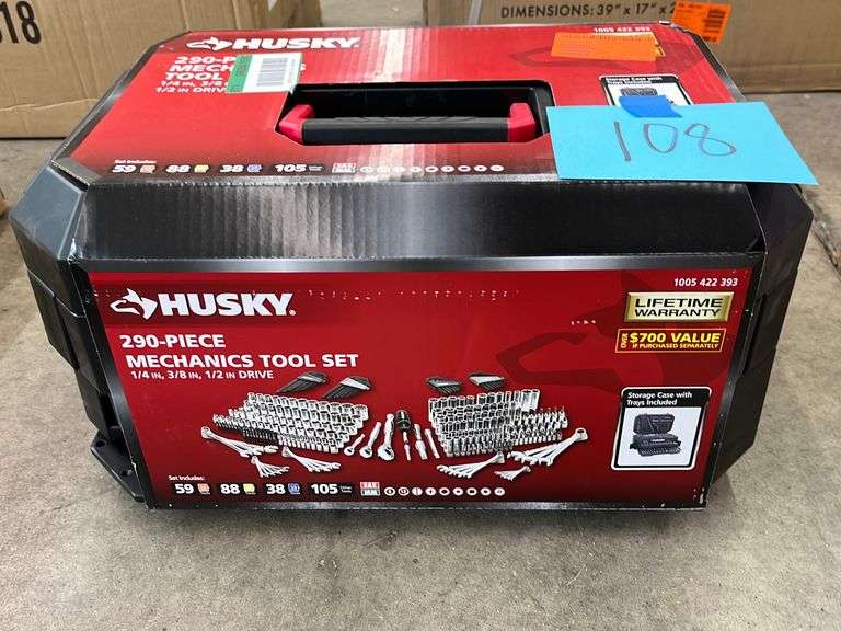 HUSKY 290PC MECHANICS TOOL SET Earl's Auction Company