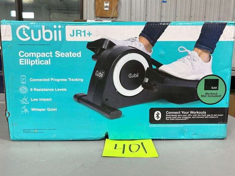 CUBII JR 1 COMPACT SEATED ELLIPTICAL IN BOX Earl