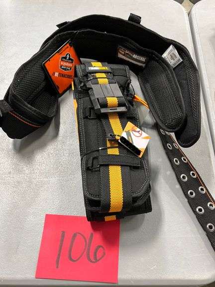 ERGODYNE TOOL BELT & TOUGHBUILT PADDED BELT - Earl's Auction Company