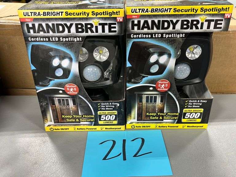 (2) HANDY BRITE SPOTLIGHTS IN BOXES Earl's Auction Company