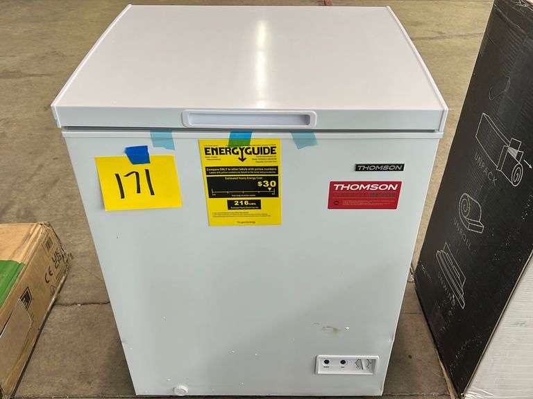 THOMSON 5.0CU FT WHITE CHEST FREEZER Earl