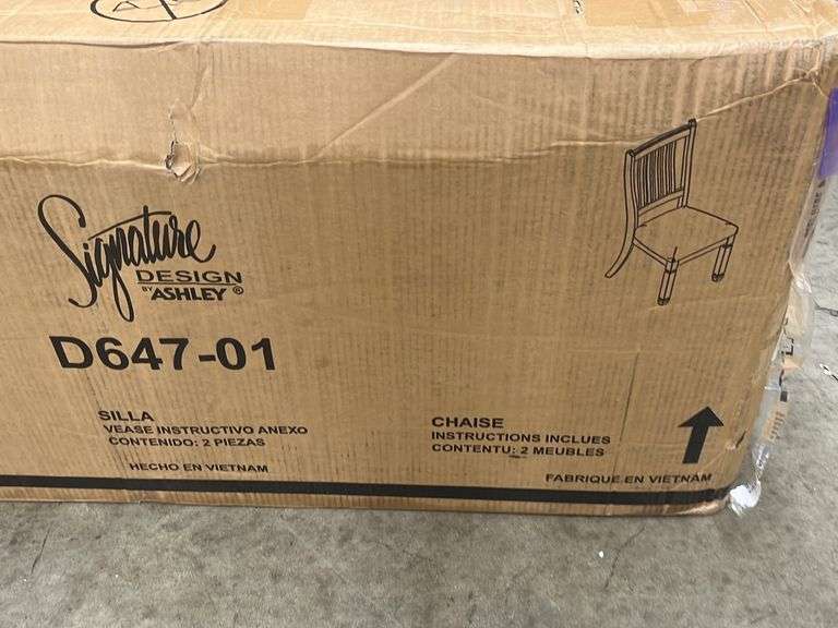 (6) ASHLEY FURNITURE DINING CHAIRS IN BOXES Earl's Auction Company