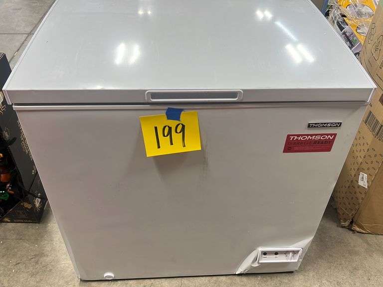 THOMSON 7.0CU FT WHITE CHEST FREEZER Earl's Auction Company