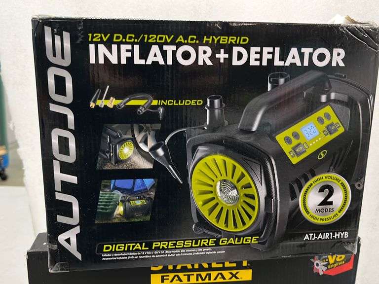 STANLEY FATMAX & AUTOJOE INFLATOR + DEFLATOR IN BOXES Earl