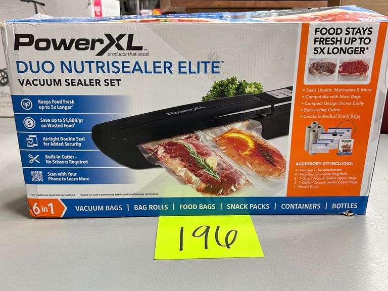 POWERXL VACUUM SEALER SET IN BOX Earl's Auction Company