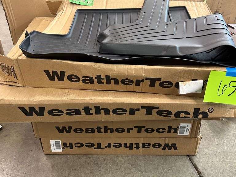 LOT OF ASSORTED WEATHERTECH FLOOR MATS (MOST FOR FULL SZ SUV ESCALADE